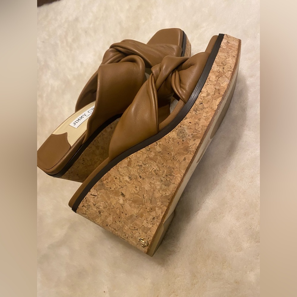 Jimmy Choo Narisa Twist Platform Wedge Sandal - Picture 4 of 10